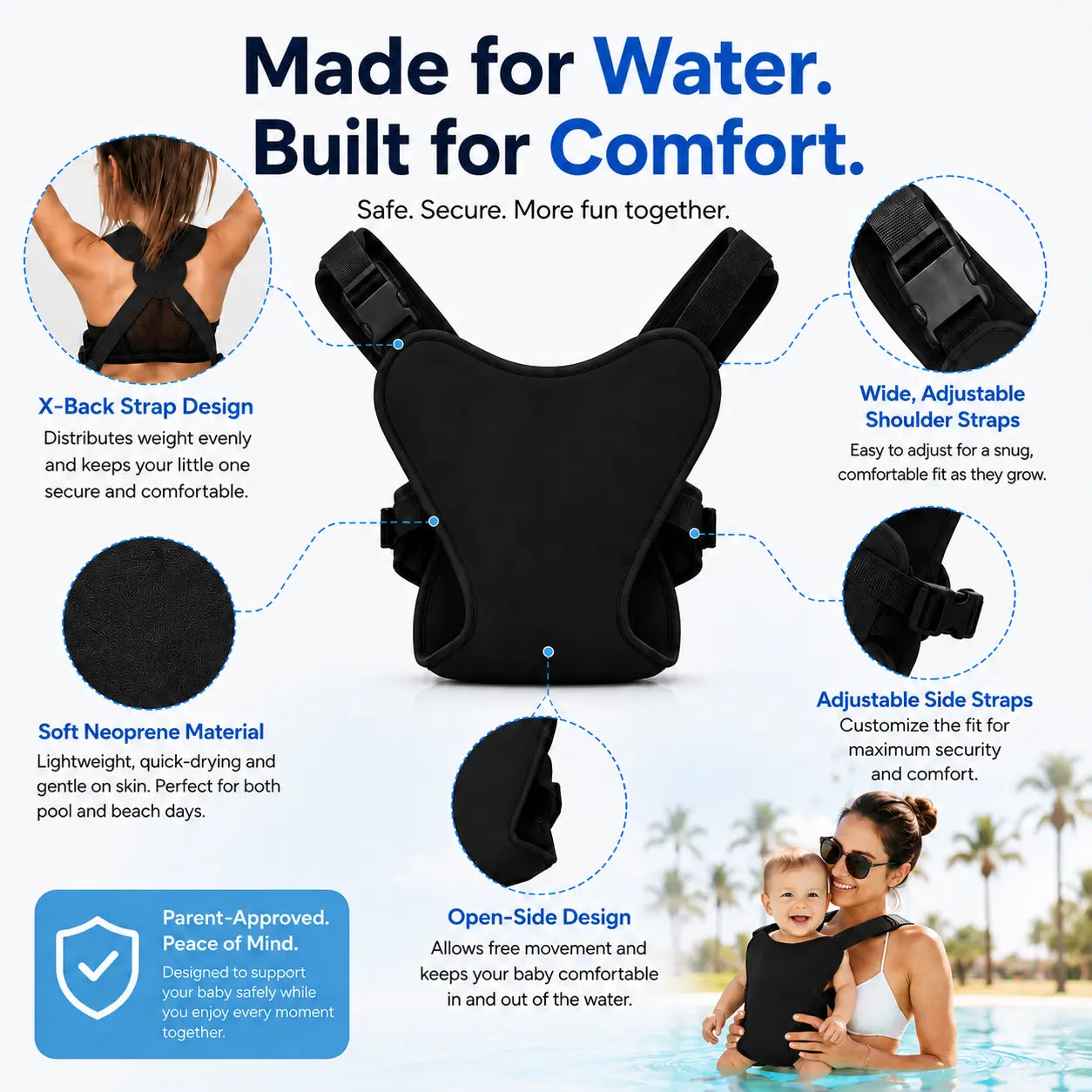 TideHug™ Swim Carrier